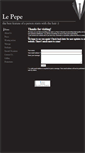 Mobile Screenshot of lepepesalonofbeauty.com